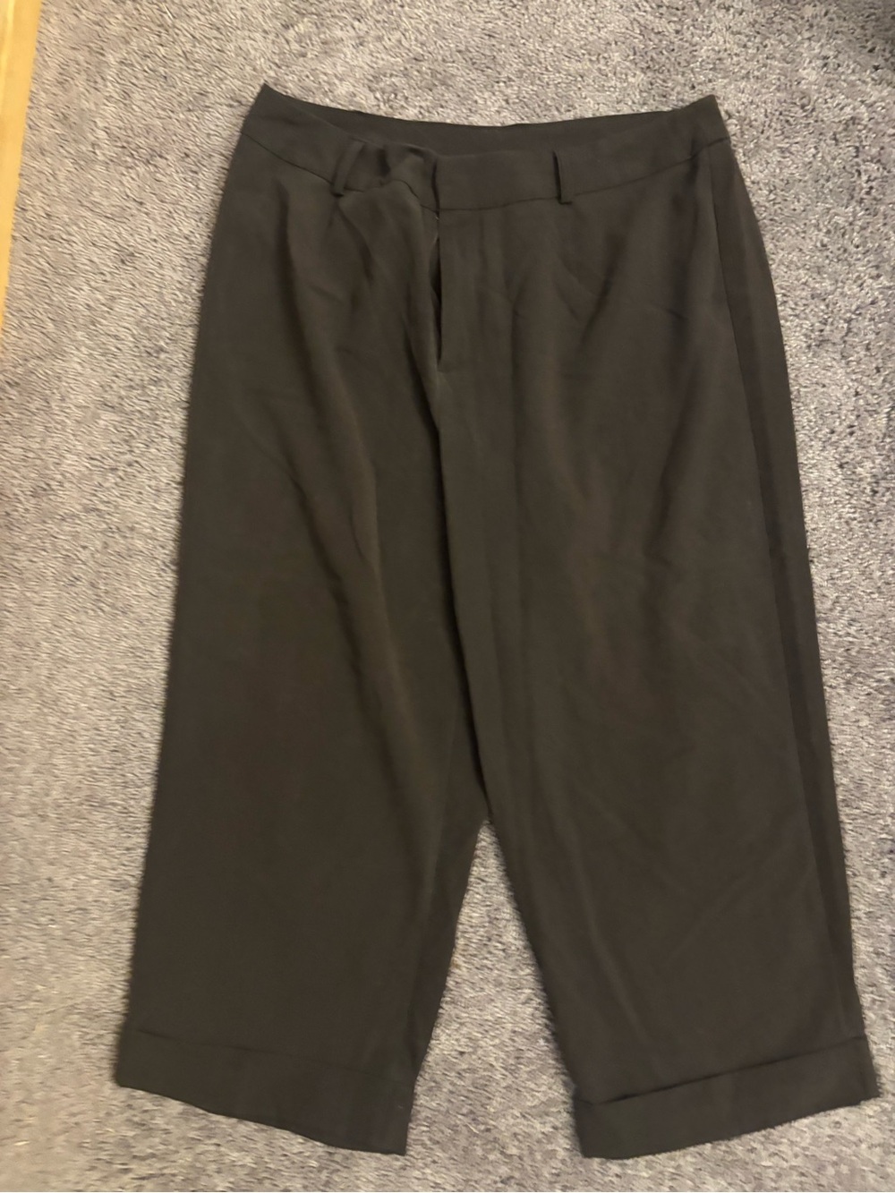 Women’s Brown Capri Dress Pants - Tailored Comfort